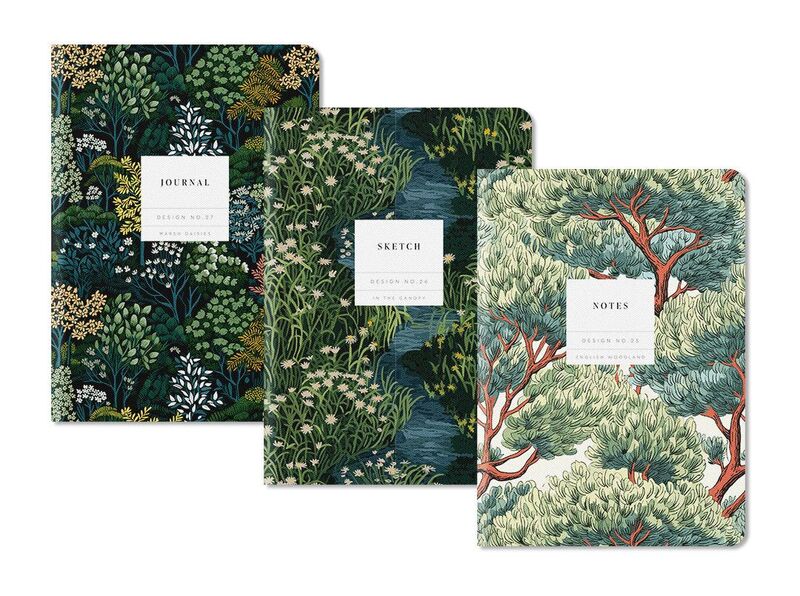 Ohh Deer Set No.6 3 Pack Stitched Notebooks (11766) Premium 3X Stitched Notebook Set (A5 Mini)