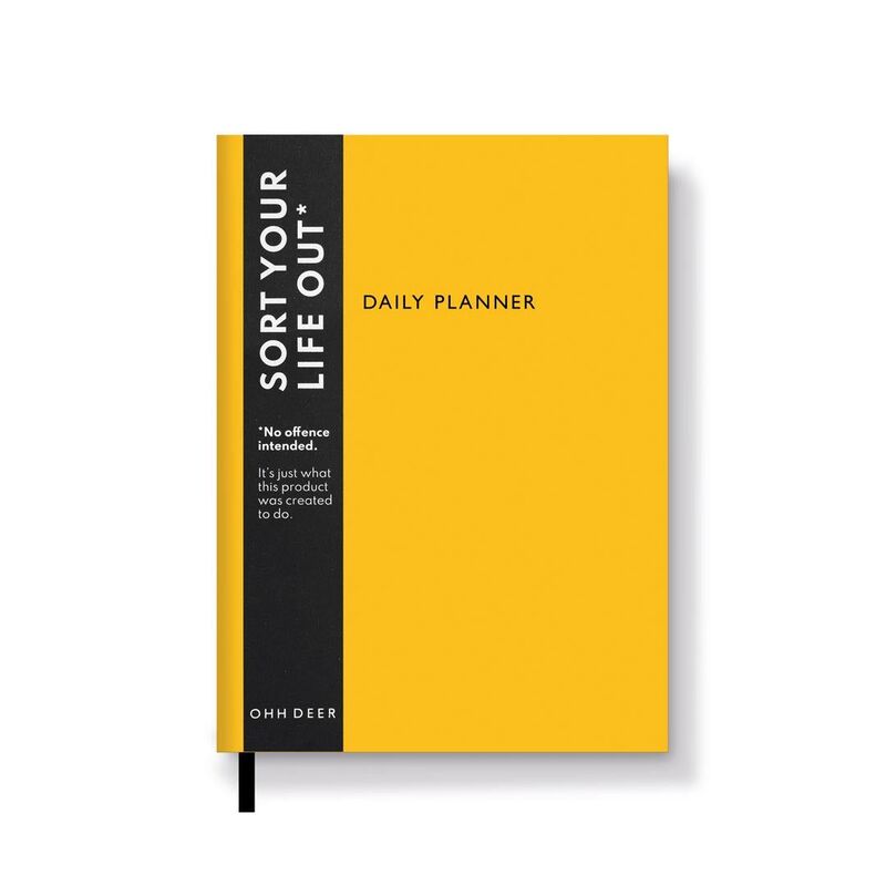 Ohh Deer Neon Amber Daily Planner Daily Journal (A5)