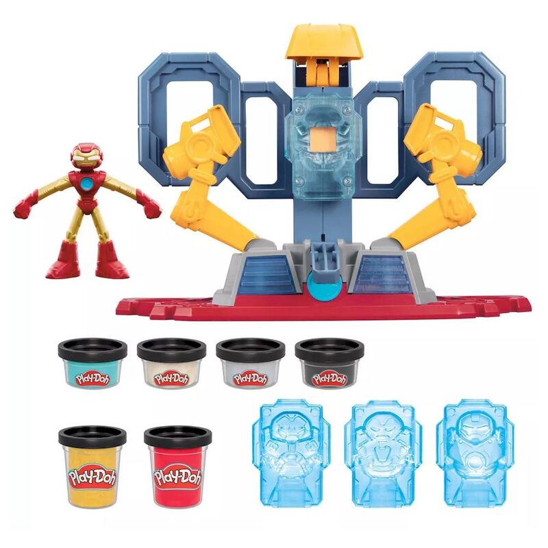 Hasbro Play-Doh Iron Man Armor Maker Lab Electronic Playset