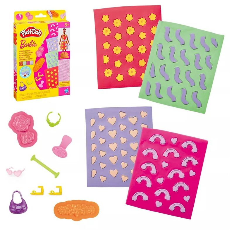 Hasbro Play-Doh Barbie Flowers And Florals Playset Hasbro Play-Doh Barbie Flowers And Florals Playset