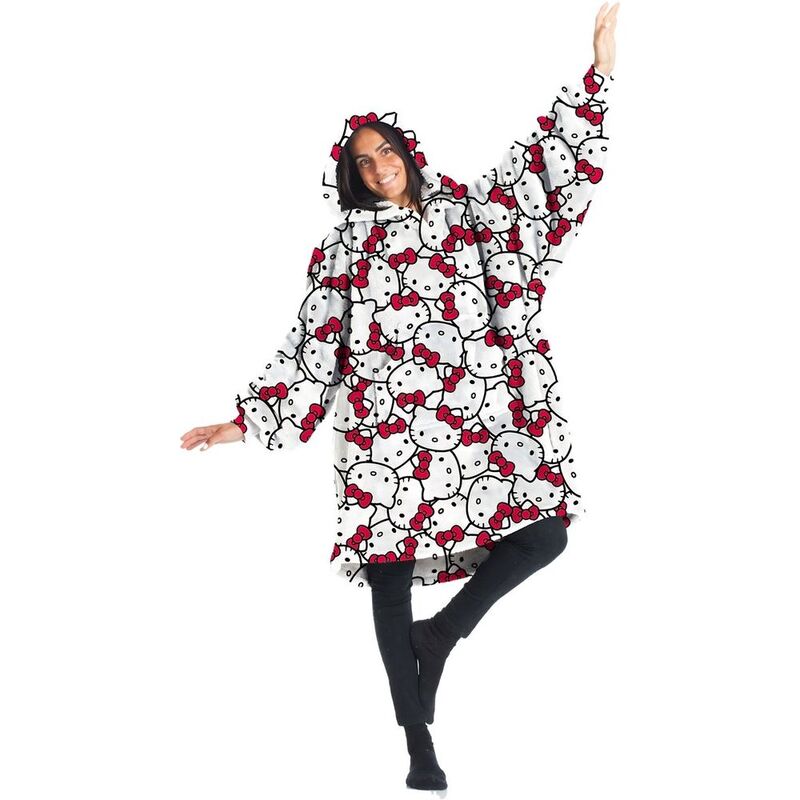 Kanguru Hoodie Wearable Blanket - Hello Kitty Kanguru Hoodie Wearable Blanket - Hello Kitty