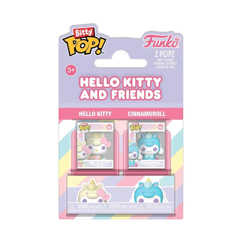 Funko Bitty Pop! Animation Sanrio Hello Kitty And Cinnamonroll Pack Of 2 Vinyl Figure Funko Bitty Pop! Animation Sanrio Hello Kitty And Cinnamonroll Pack Of 2 Vinyl Figure