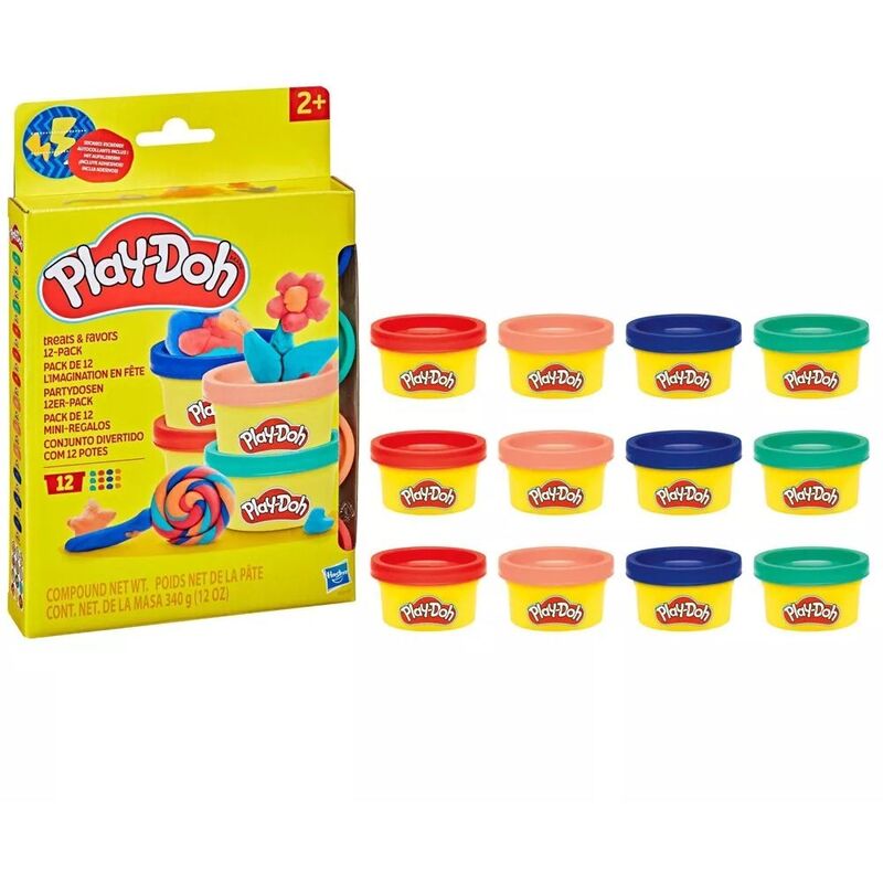 Hasbro Play-Doh Treats And Favors (Pack of 12) Hasbro Play-Doh Treats And Favors (Pack of 12)
