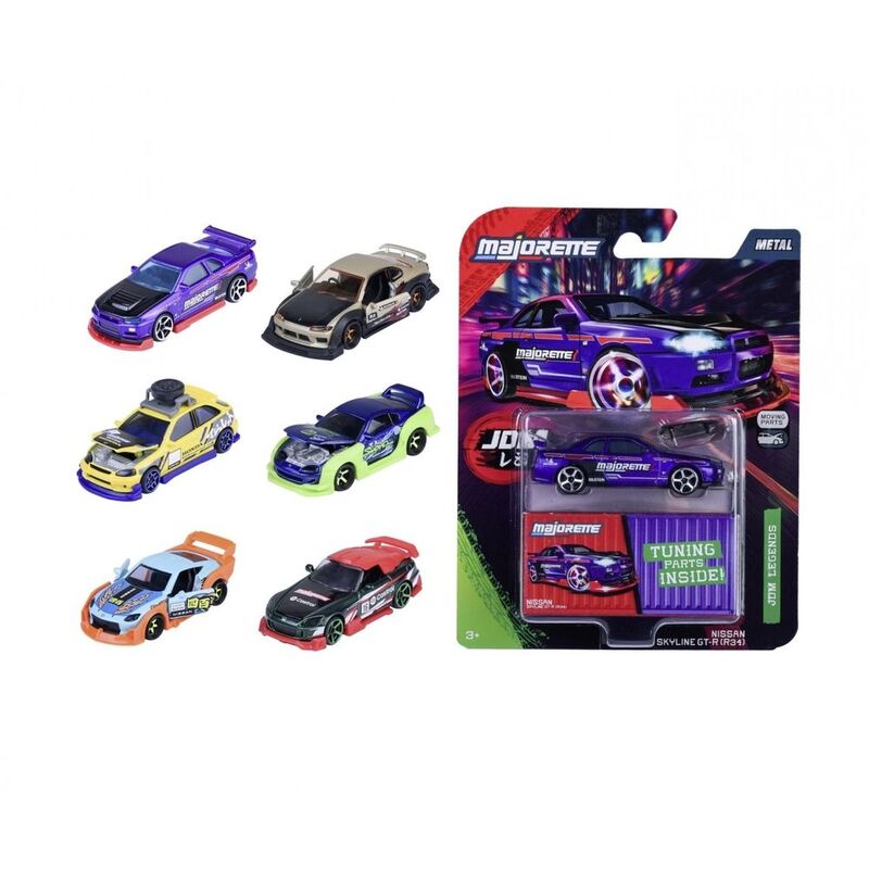 Majorette Jdm Legends Premium Cars (Assortment - Includes 1) (Pack Of 6) Majorette Jdm Legends Premium Cars (Assortment - Includes 1) (Pack Of 6)