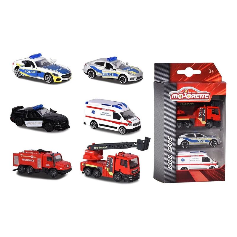 Majorette Emergency 2 Sos (Assortment - Includes 1) (Pack Of 3)