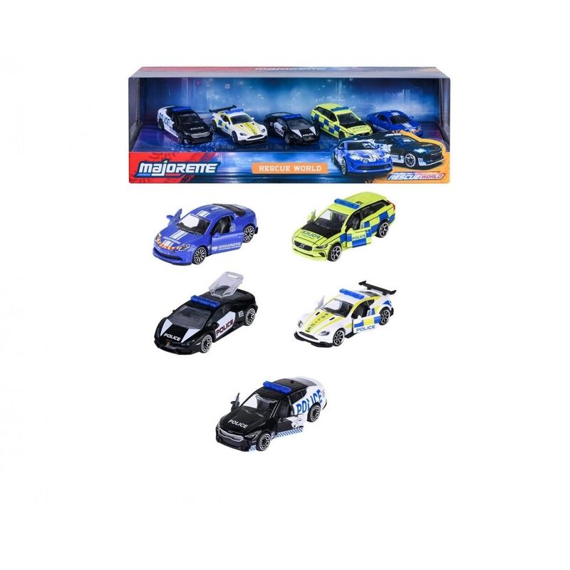 Majorette Rescue World Gift (Pack Of 5)