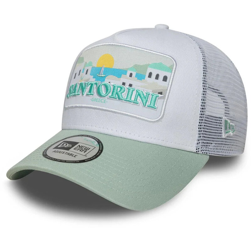 New Era Summer Trucker Santorini Osfm Pastel Green Cap