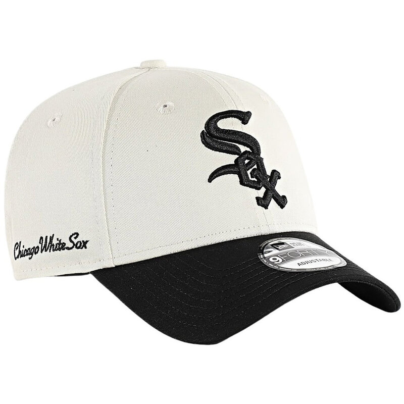 New Era 9Forty Mlb Chicago White Sox Osfm Ivory/Black Cap