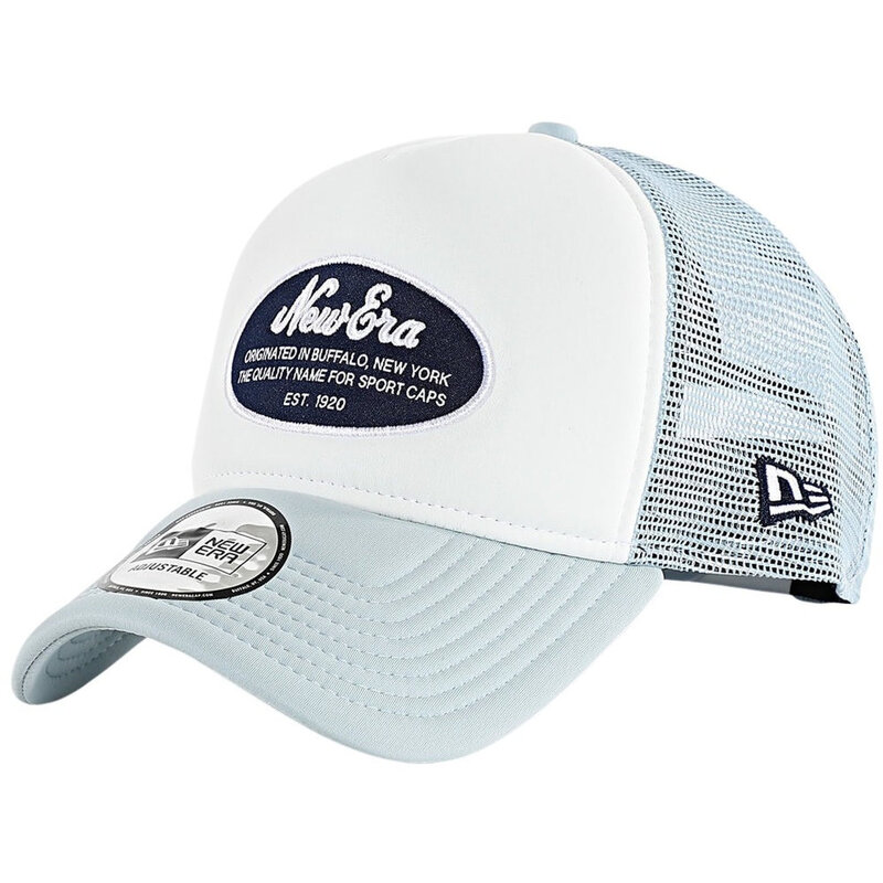 New Era Oval Patch Trucker Osfm White/Violet Cap