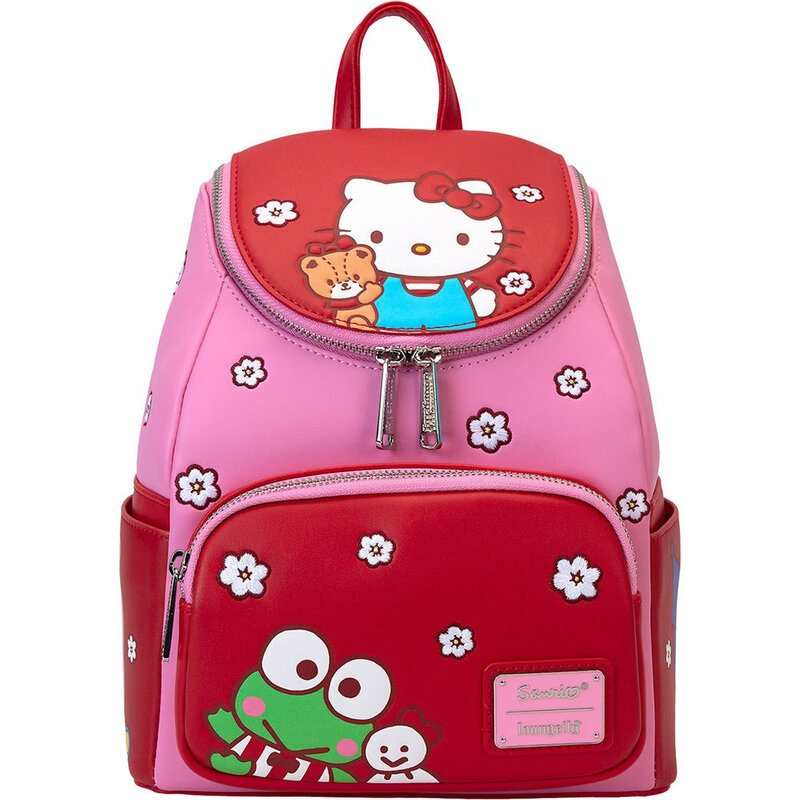 Loungefly Leather Sanrio Hello Kitty And Friends Color Block Mini Backpack Loungefly Leather Sanrio Hello Kitty And Friends Color Block Mini Backpack
