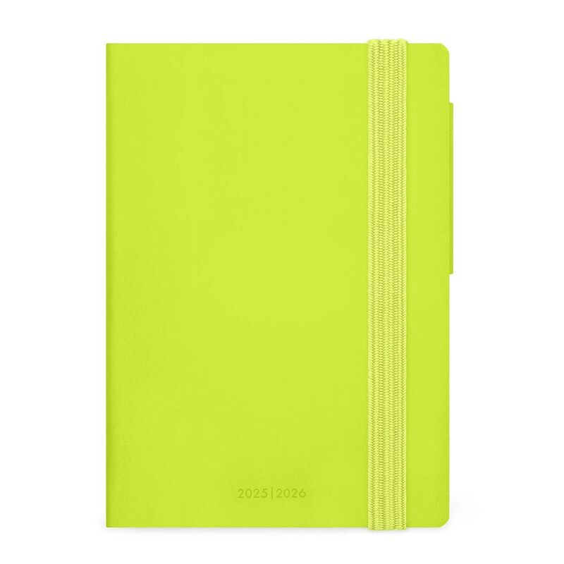 Legami 16 - Month Diary - 2025/2026 - Small Daily Diary - Chartreuse Legami 16 - Month Diary - 2025/2026 - Small Daily Diary - Chartreuse