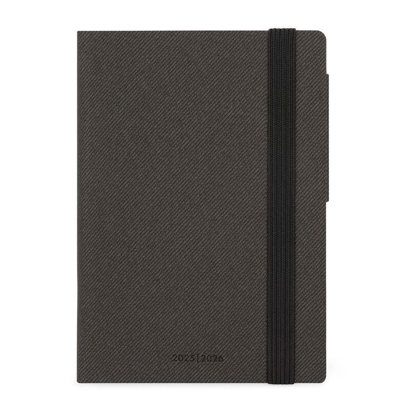 Legami 16 - Month Diary - 2025/2026 - Small Daily Diary - Deep Graphite
