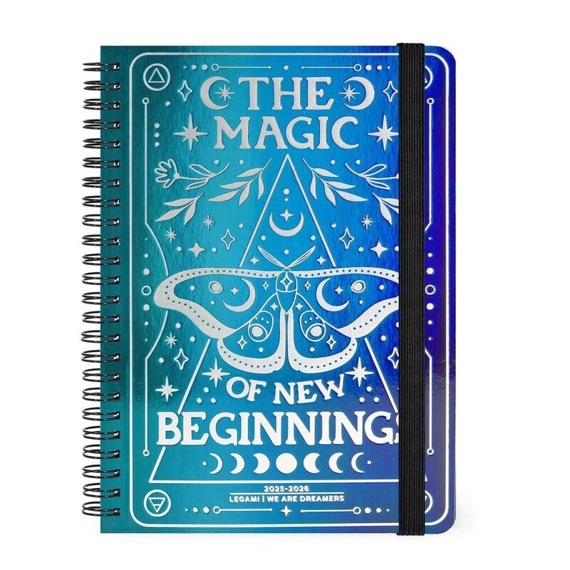 Legami 16 - Month Diary - 2025/2026 - Large Weekly Spiral Bound Diary - Moth Legami 16 - Month Diary - 2025/2026 - Large Weekly Spiral Bound Diary - Moth
