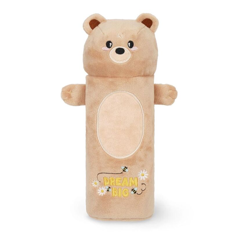 Legami Plush Pencil Case - Super Soft! - Teddy Bear Legami Plush Pencil Case - Super Soft! - Teddy Bear