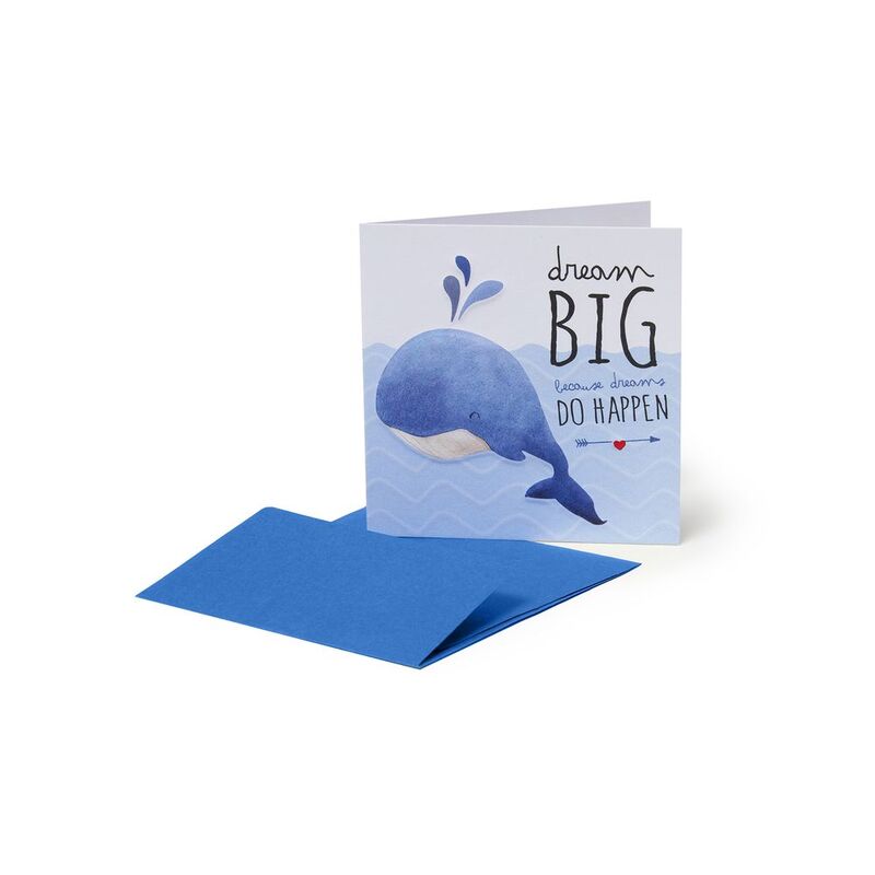 Legami Small Greeting Card - Whale