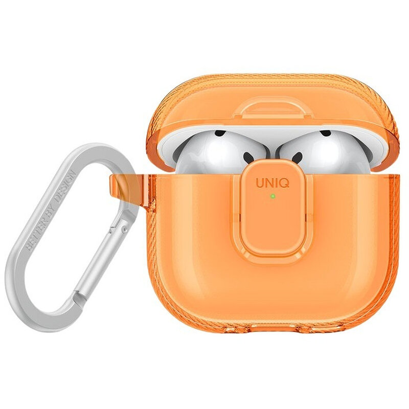 UNIQ Glase Pro Airpods 4Th Gen Lock Case - Golden Citrus UNIQ Glase Pro Airpods 4Th Gen Lock Case - Golden Citrus