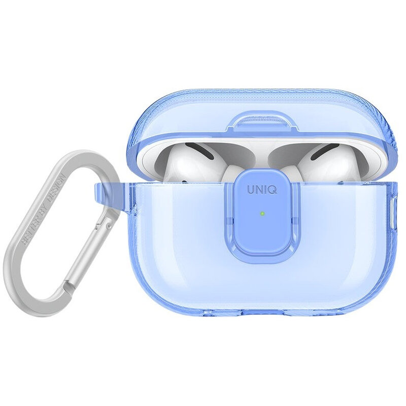 UNIQ Glase Pro Airpods Pro 2Nd Gen Lock Case - Cloudy Blue
