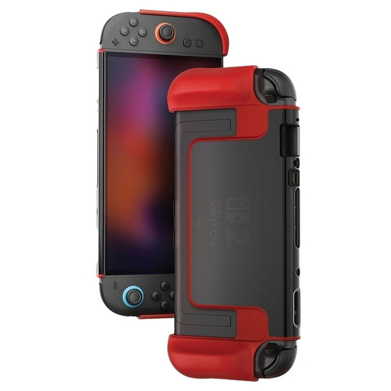 UNIQ Hybrid Nintendo Switch 2 Bytearmor Cover - Pixel Red