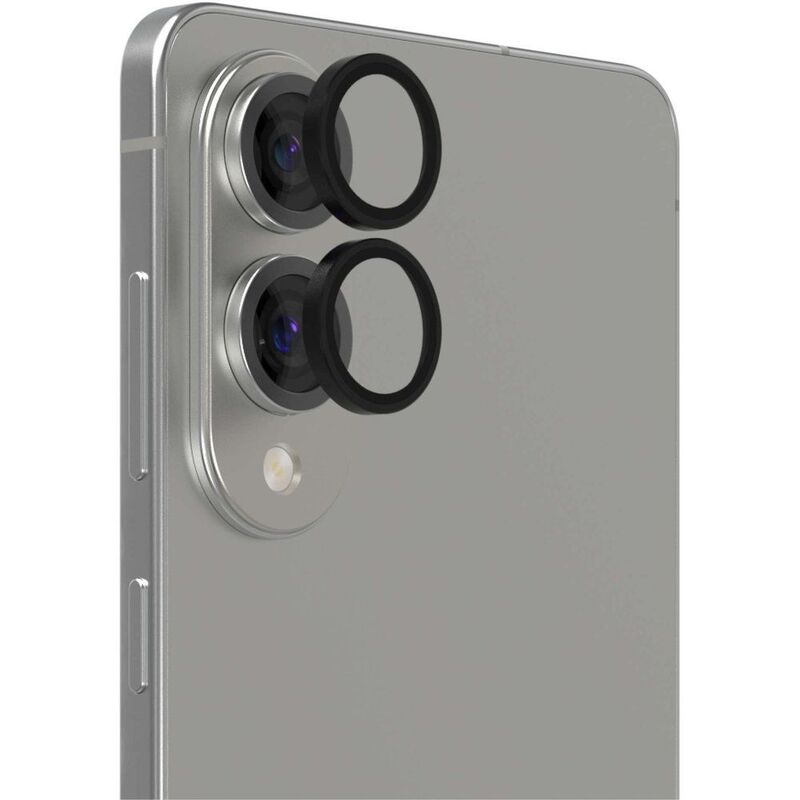 Zagg Invisible Shield Camera Ring Samsung S25 Edge Black Screen Protector