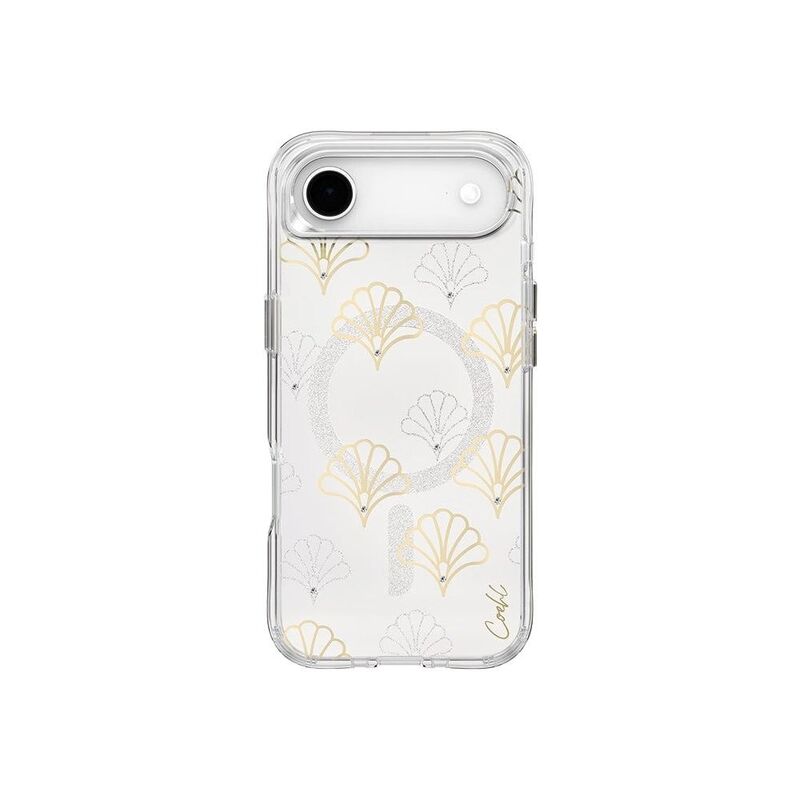 UNIQ Coehl iPhone Air 6.6-Inch (2025) Magnetic Charging Maree Sparkling - Silver
