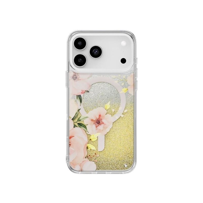 UNIQ Coehl iPhone 17 Pro Max 6.9-Inch (2025) Magnetic Charging Fleurette Spring Blossom