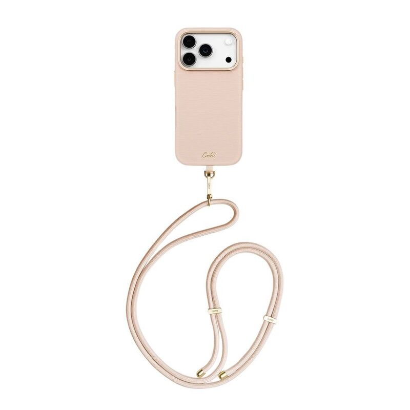 UNIQ Coehl iPhone 17 Pro 6.3-Inch (2025) Magnetic Charging Mirelle - Shell Pink