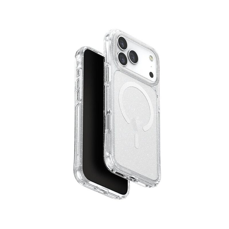 UNIQ Hybrid iPhone 17 Pro Max 6.9-Inch (2025) MagClick Charging Lifepro Xtreme Tinsel Lucent