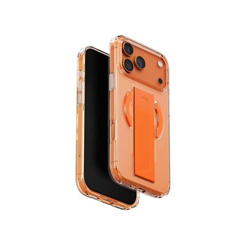 UNIQ Hybrid iPhone 17 Pro Max 6.9-Inch (2025) MagClick Charging Heldro Air - Volt Orange