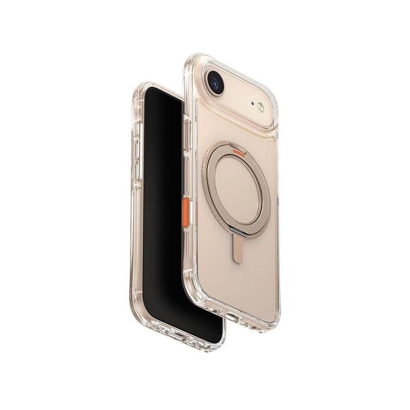 UNIQ Hybrid iPhone Air 6.6-Inch (2025) Swivix With 360 Rotating Kickstand - Taupe Gold