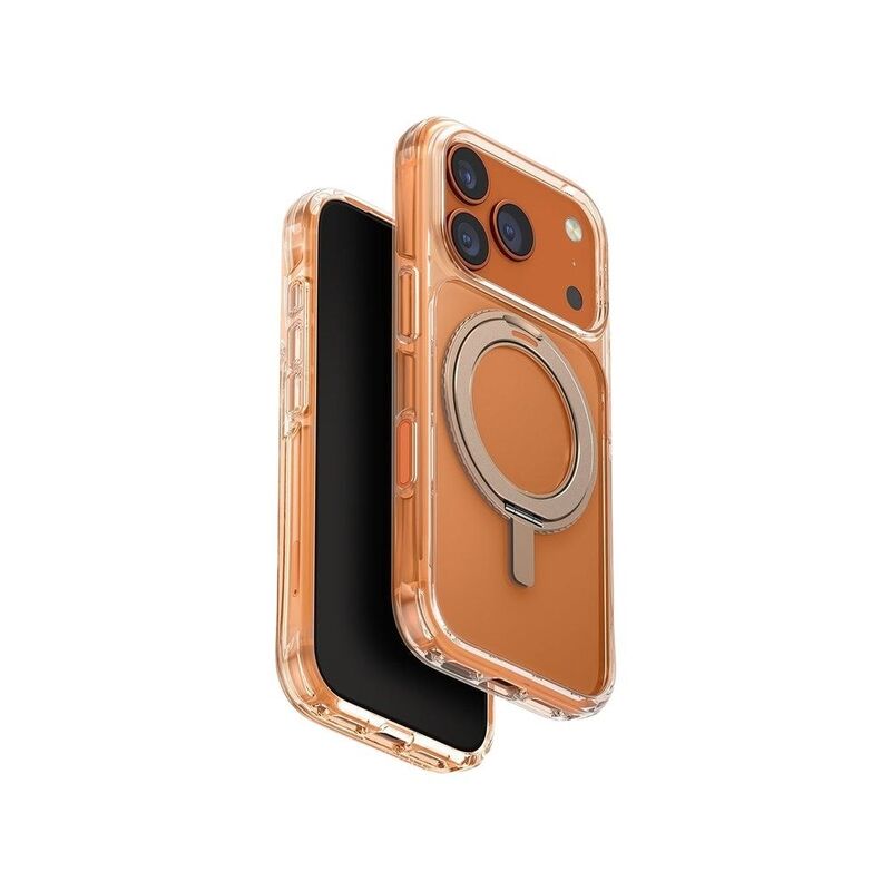 UNIQ Hybrid iPhone 17 Pro 6.3-Inch (2025) Swivix With 360 Rotating Kickstand - Taupe Gold