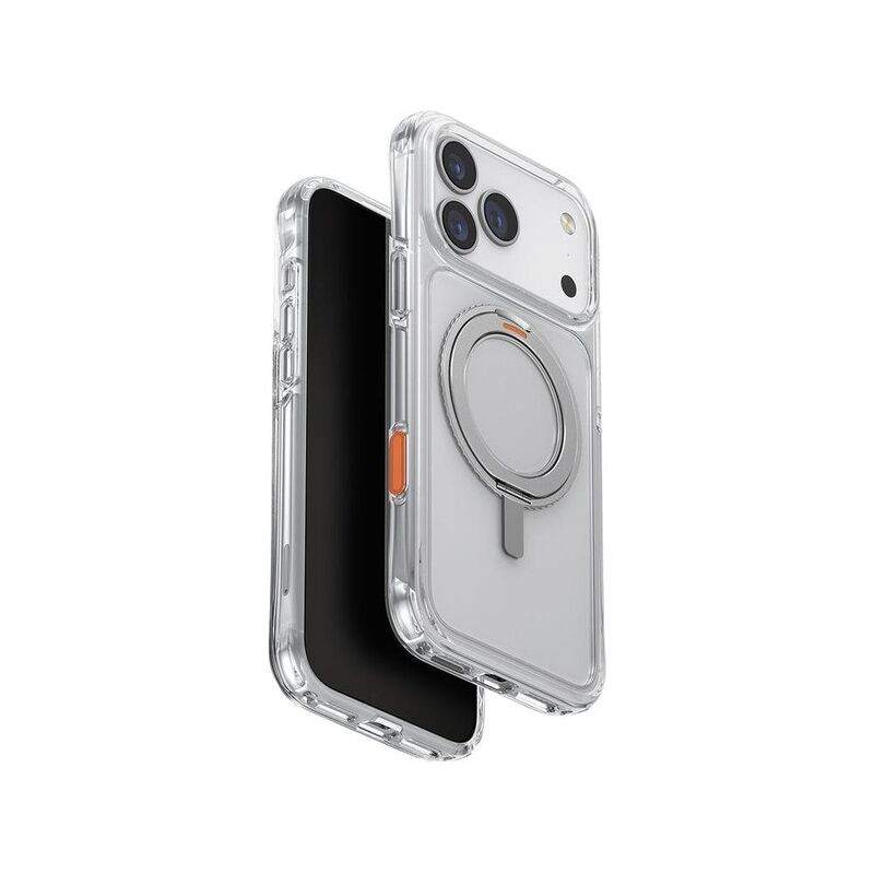 UNIQ Hybrid iPhone 17 Pro Max 6.9-Inch (2025) Swivix With 360 Rotating Kickstand - Lucent Clear