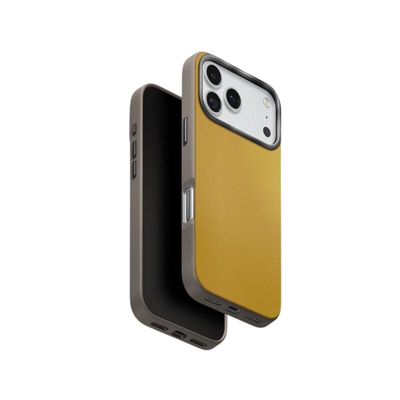 UNIQ Hybrid iPhone 17 Pro 6.3-Inch (2025) MagClick Charging Lyden Ds - Canary Yellow UNIQ Hybrid iPhone 17 Pro 6.3-Inch (2025) MagClick Charging Lyden Ds - Canary Yellow
