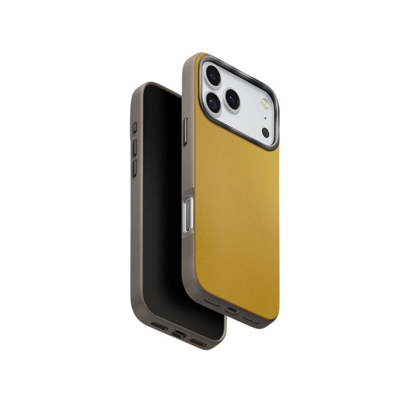 UNIQ Hybrid iPhone 17 Pro Max 6.9-Inch (2025) MagClick Charging Lyden Ds - Canary Yellow