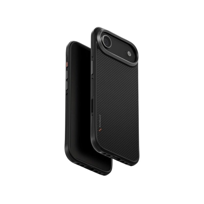 UNIQ Hybrid iPhone Air 6.6-Inch (2025) MagClick Charging Keva - Carbon Black