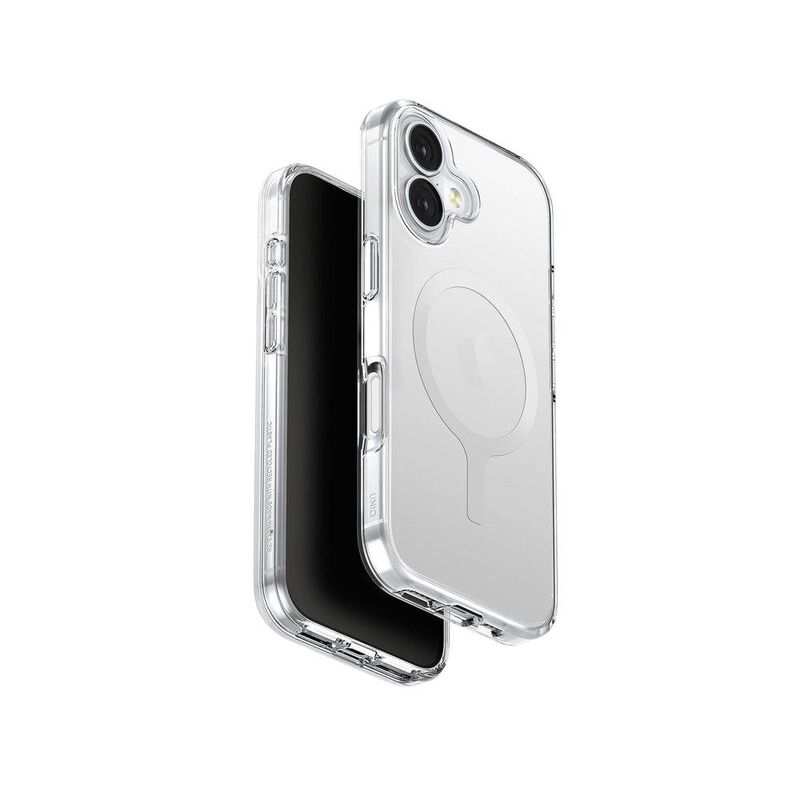 UNIQ Hybrid iPhone 17 6.3-Inch (2025) MagClick Charging Clario (Eco) - Lucent Clear