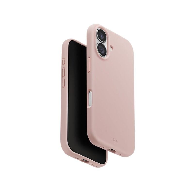 UNIQ Hybrid iPhone 17 6.3-Inch (2025) MagClick Charging Lino - Blush Pink