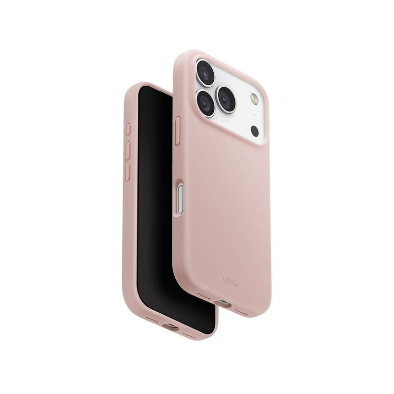UNIQ Hybrid iPhone 17 Pro 6.3-Inch (2025) MagClick Charging Lino - Blush Pink
