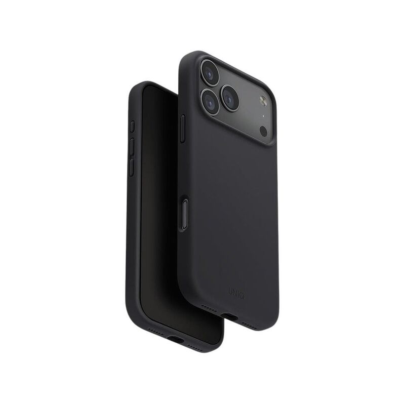 UNIQ Hybrid iPhone 17 Pro Max 6.9-Inch (2025) MagClick Charging Lino - Charcoal Grey