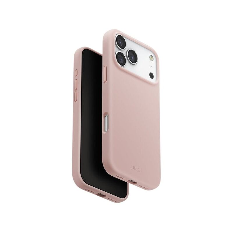 UNIQ Hybrid iPhone 17 Pro Max 6.9-Inch (2025) MagClick Charging Lino - Blush Pink