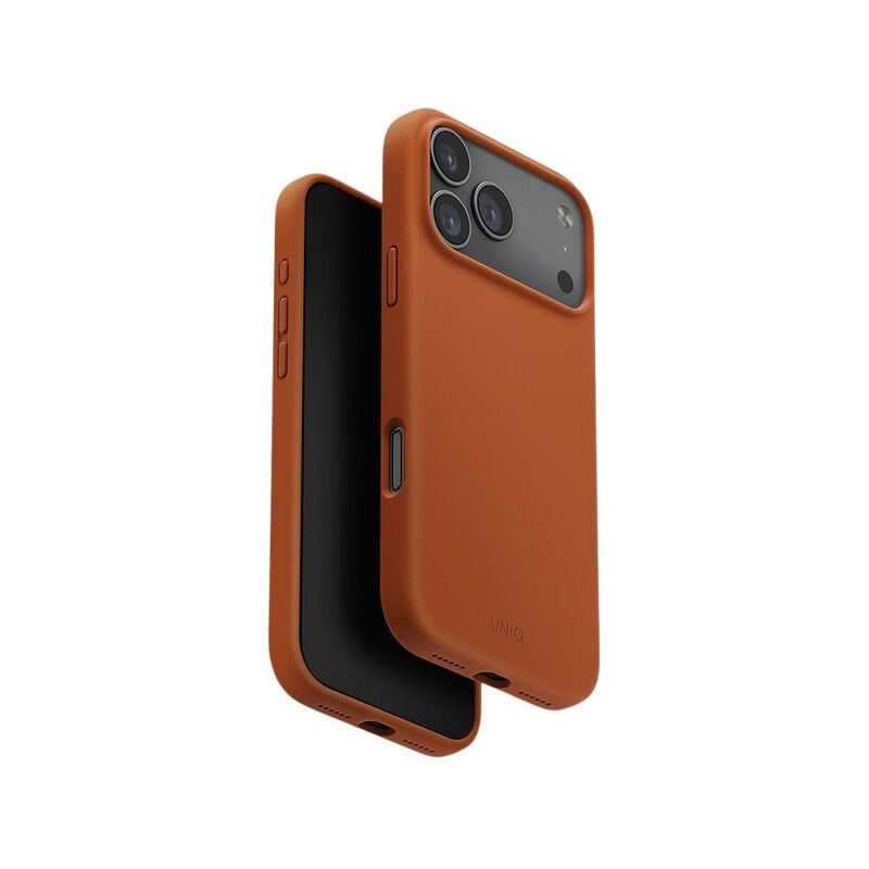 UNIQ Hybrid iPhone 17 Pro Max 6.9-Inch (2025) MagClick Charging Lino - Sunset Orange