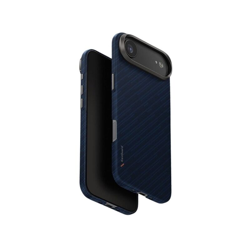 UNIQ Hybrid iPhone Air 6.6-Inch (2025) MagClick Charging Keva Edge - Trance Blue