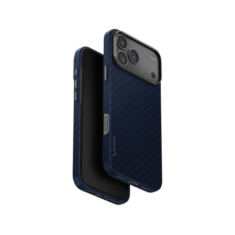 UNIQ Hybrid iPhone 17 Pro Max 6.9-Inch (2025) MagClick Charging Keva Edge - Trance Blue UNIQ Hybrid iPhone 17 Pro Max 6.9-Inch (2025) MagClick Charging Keva Edge - Trance Blue