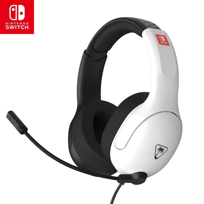 Turtle Beach Airlite Fit Wired Gaming Headset For Nintendo Switch - Black/White