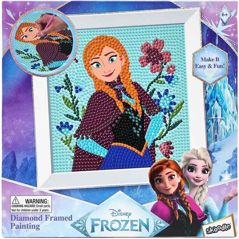 Skoodle Anna Frozen Diamond Framed Painting Kit