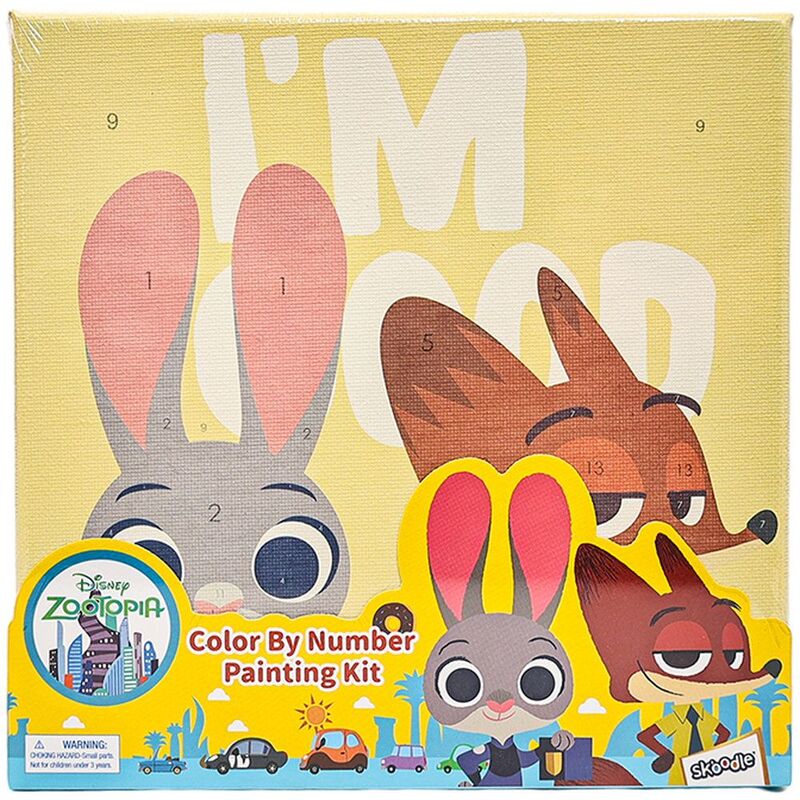 Skoodle Nick & Judy Zootopia Color By Number (Canvas Painting) Skoodle Nick & Judy Zootopia Color By Number (Canvas Painting)