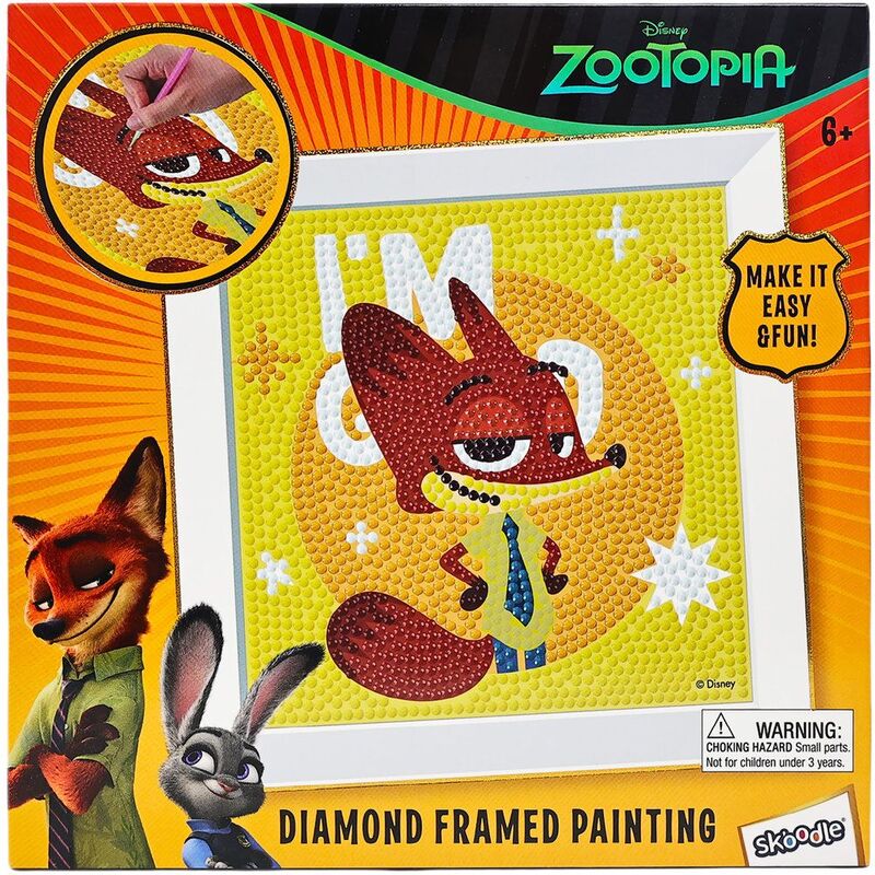 Skoodle Nick Zootopia Diamond Framed Painting Kit Skoodle Nick Zootopia Diamond Framed Painting Kit