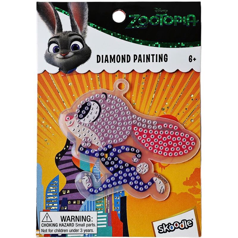 Skoodle Judy Zootopia Diamond Painting Key Chain Kit Skoodle Judy Zootopia Diamond Painting Key Chain Kit