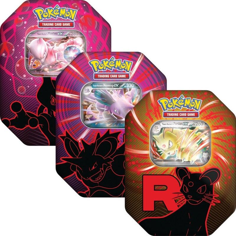 Pokemon TCG Team Rocket Fall Ex Tin 4107 (2025) Q3