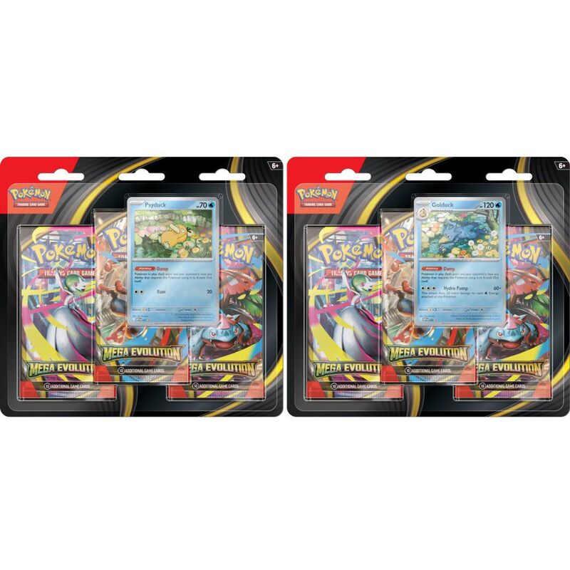 Pokemon TCG Me01 Mega Evolution 3Pack Blister