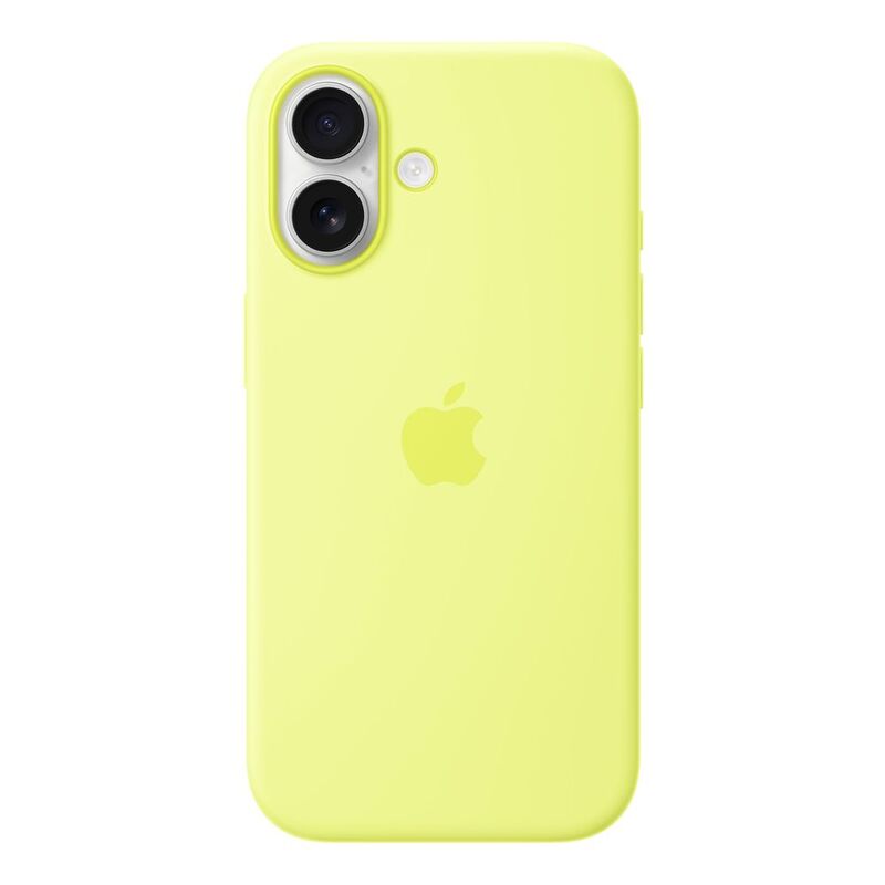 Apple iPhone 17 Silicone Case with MagSafe - Neon Yellow Apple iPhone 17 Silicone Case with MagSafe - Neon Yellow